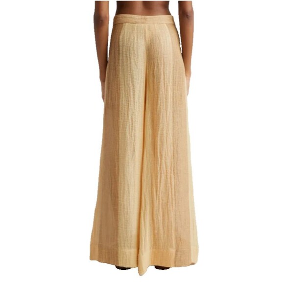Lisa Marie Fernandez Wide Leg Gauze Linen Blend Pants size 3/M NWT - Picture 2 of 14